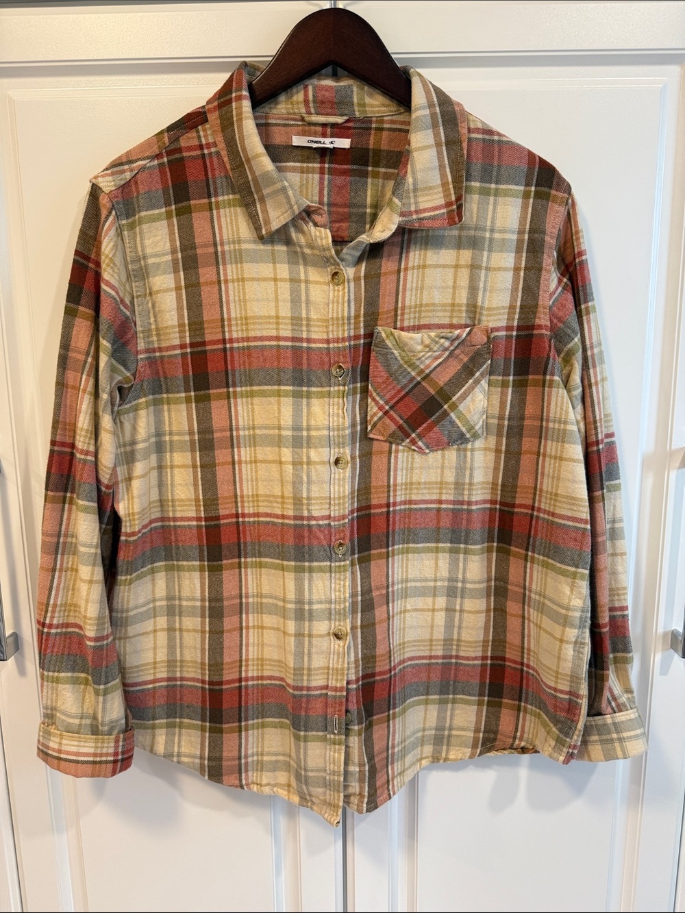O’NEILL Logan Plaid Flannel -size M